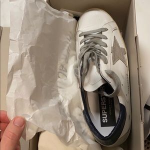 Golden Goose Super-Star Classic with grey suede